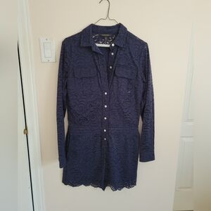 Banana Republic Midnight Lace Dress